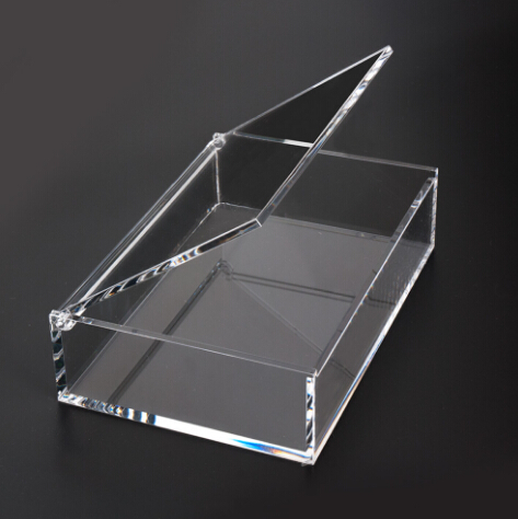 Custom Clear Acrylic Plastic Storage Box Acrylic 12x12 Storage Box