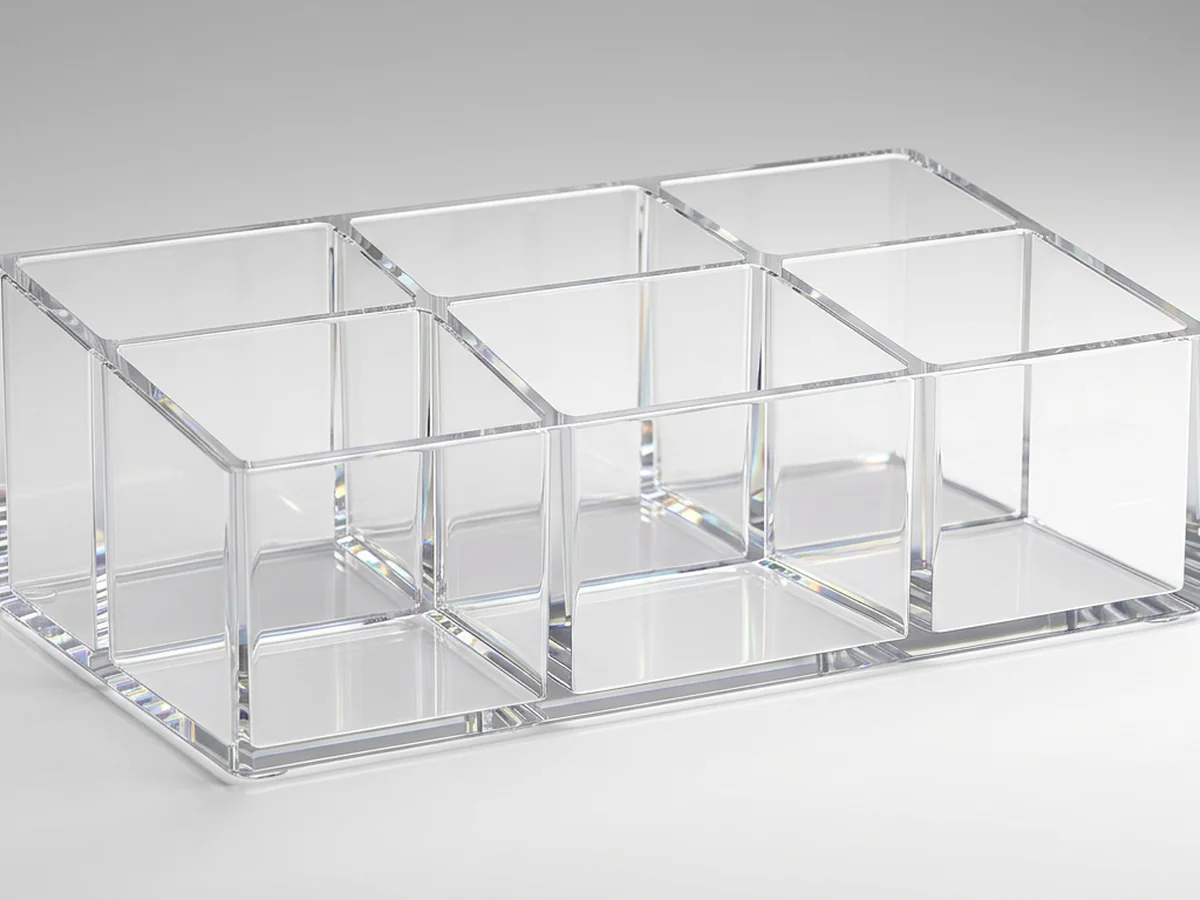 Acrylic Organizers for cosmetics and perfume displays