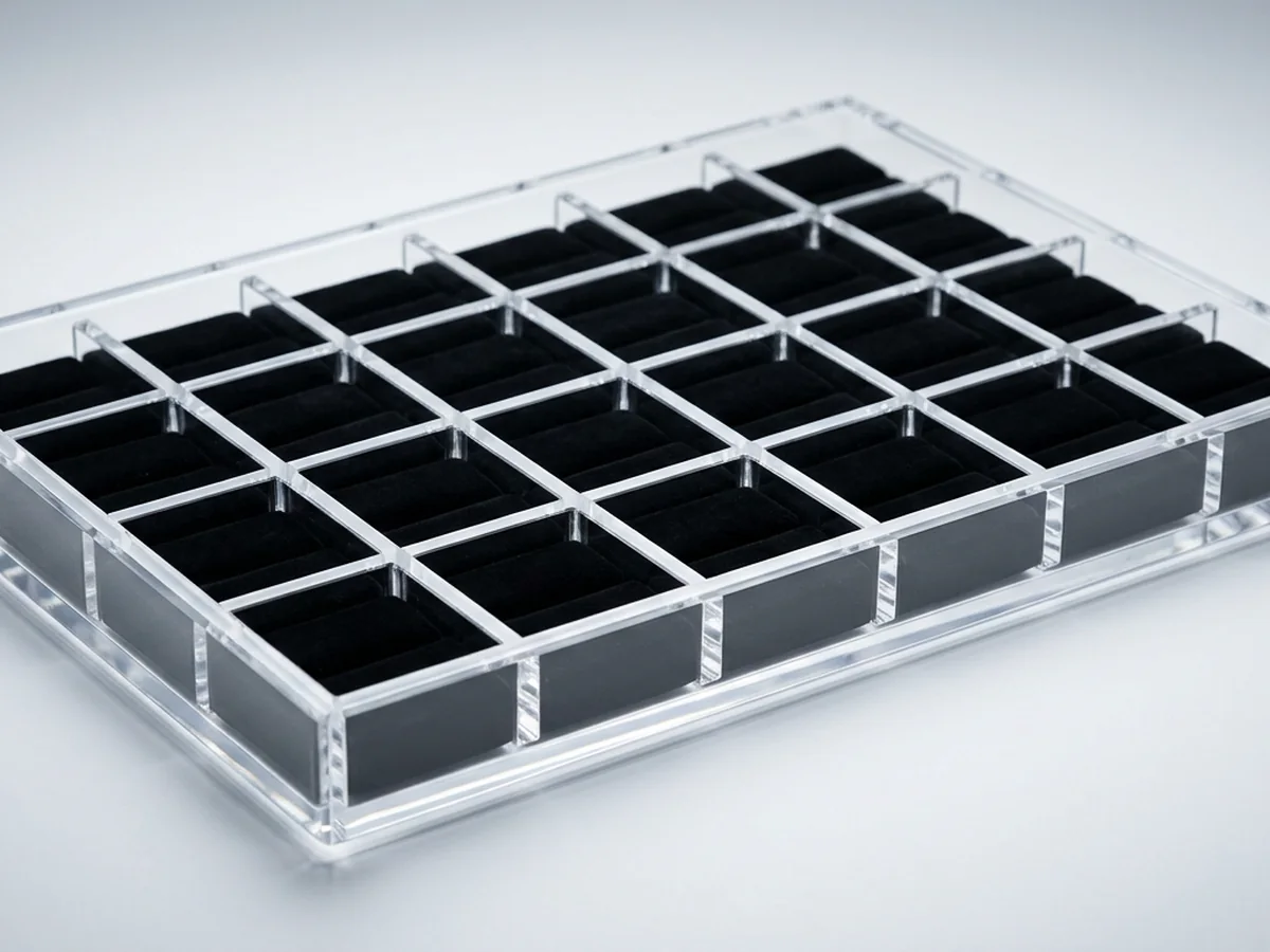 Acrylic Drawer Organizers for jewelry display
