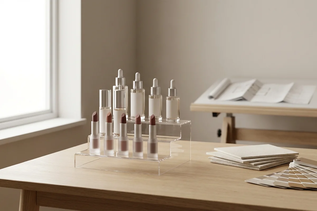 Beauty Brands & Brand Owners — typical acrylic display use case