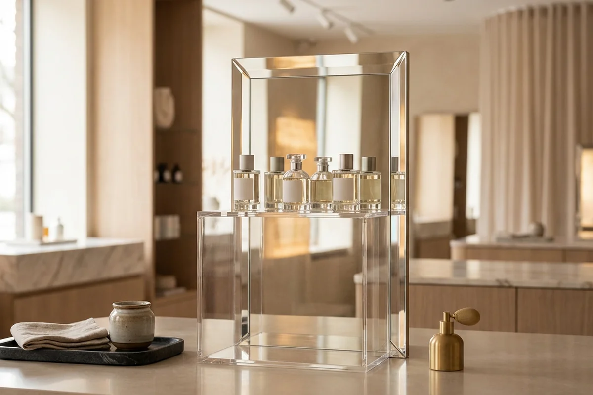 Department Store VM Teams — typical acrylic display use case