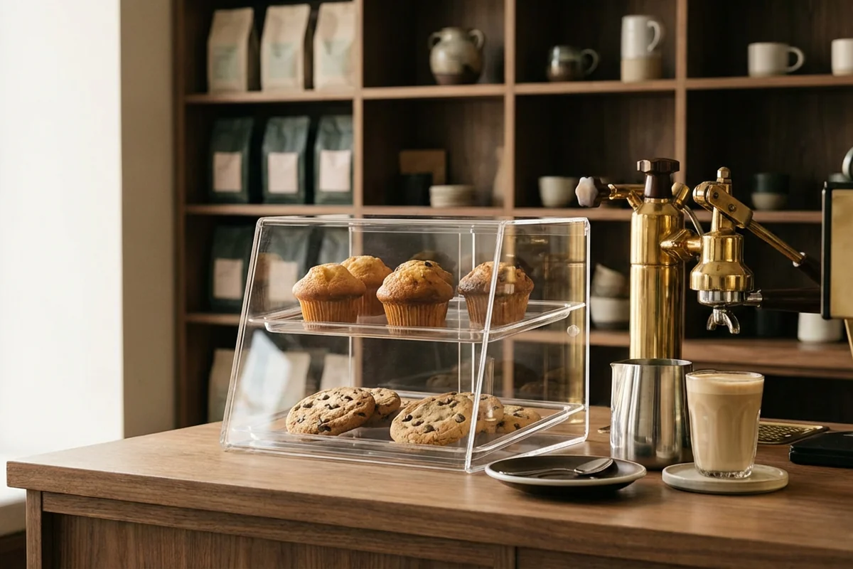 Coffee Shop Chains — typical acrylic display use case