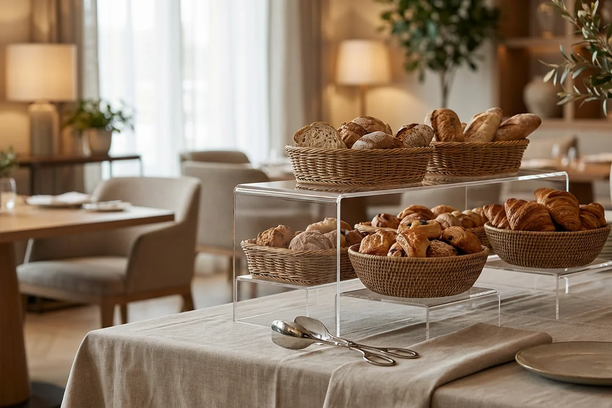 Hotel & Resort F&B Teams — typical acrylic display use case