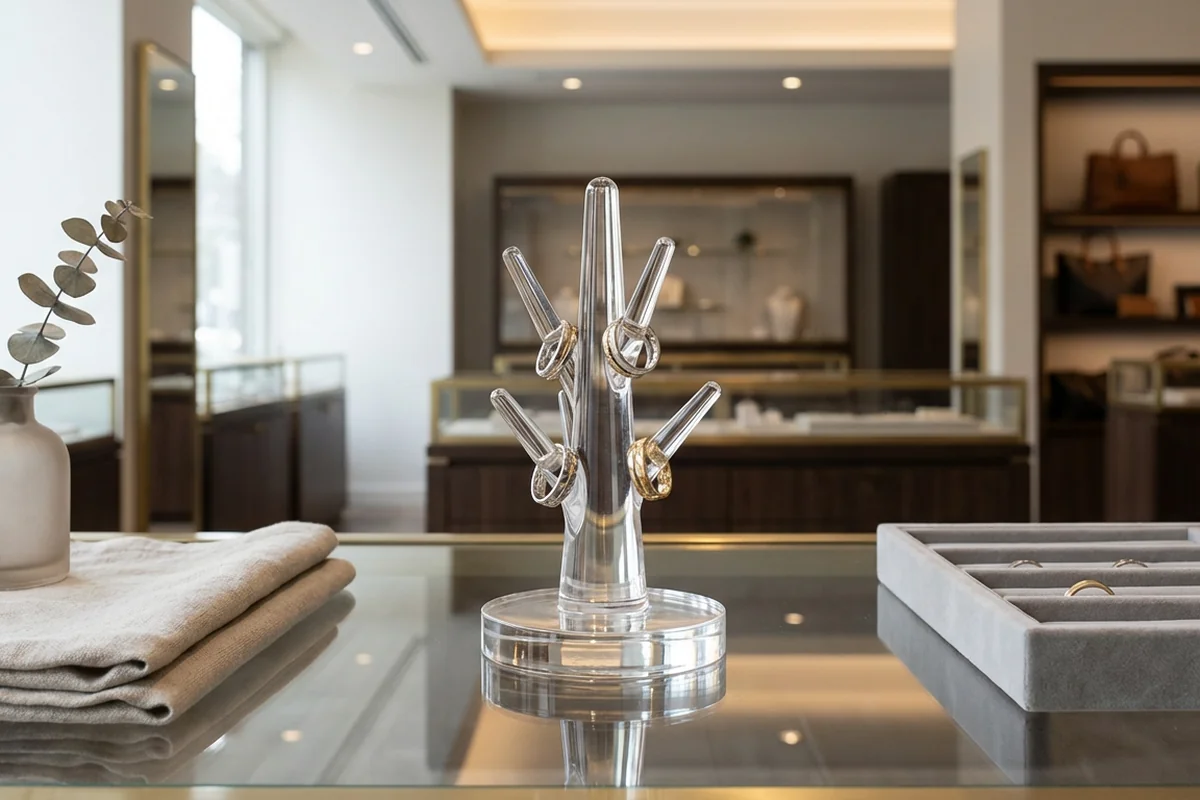 Jewelry Store Owners — typical acrylic display use case