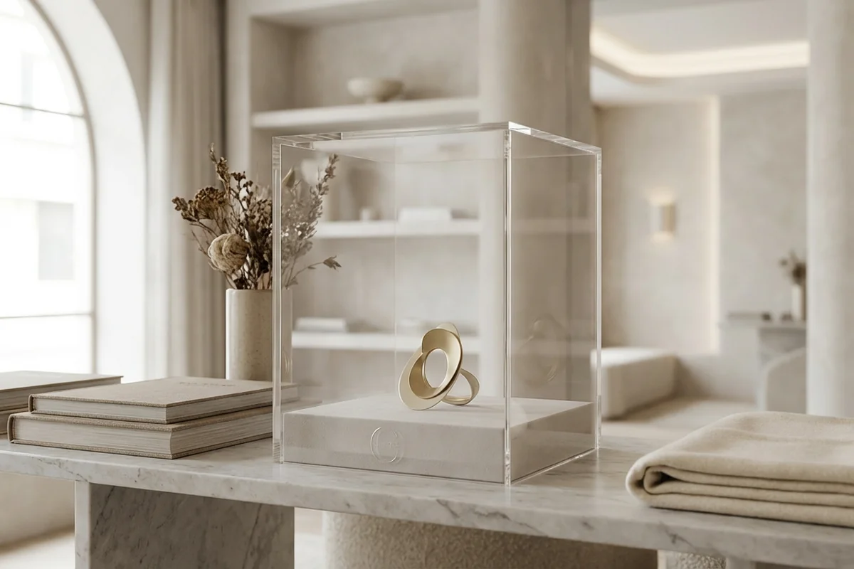 Luxury Brand Boutiques — typical acrylic display use case