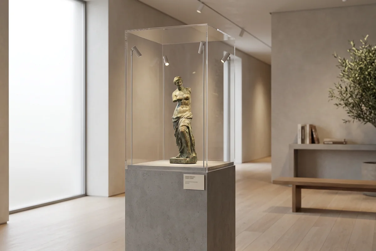 Museum & Gallery Curators — typical acrylic display use case