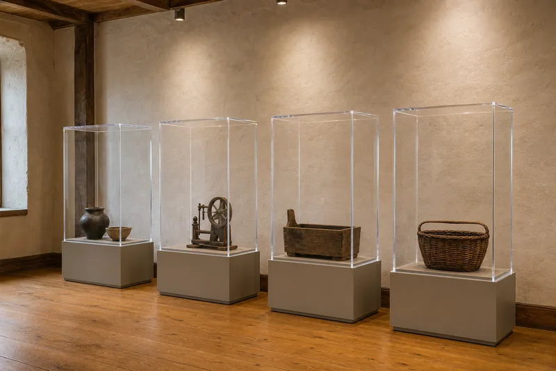 Regional & Municipal Museums — typical acrylic museum display use case