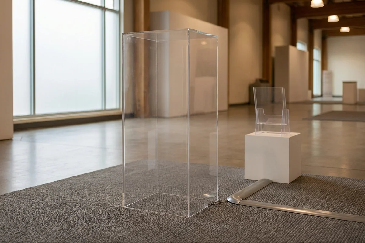 Trade Show & Event Companies — typical acrylic display use case