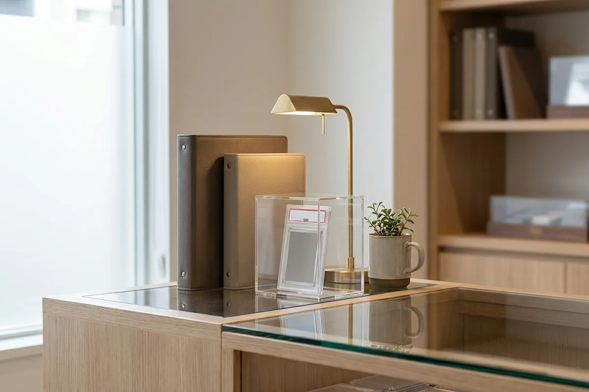 Card Shop Owners — typical acrylic display use case