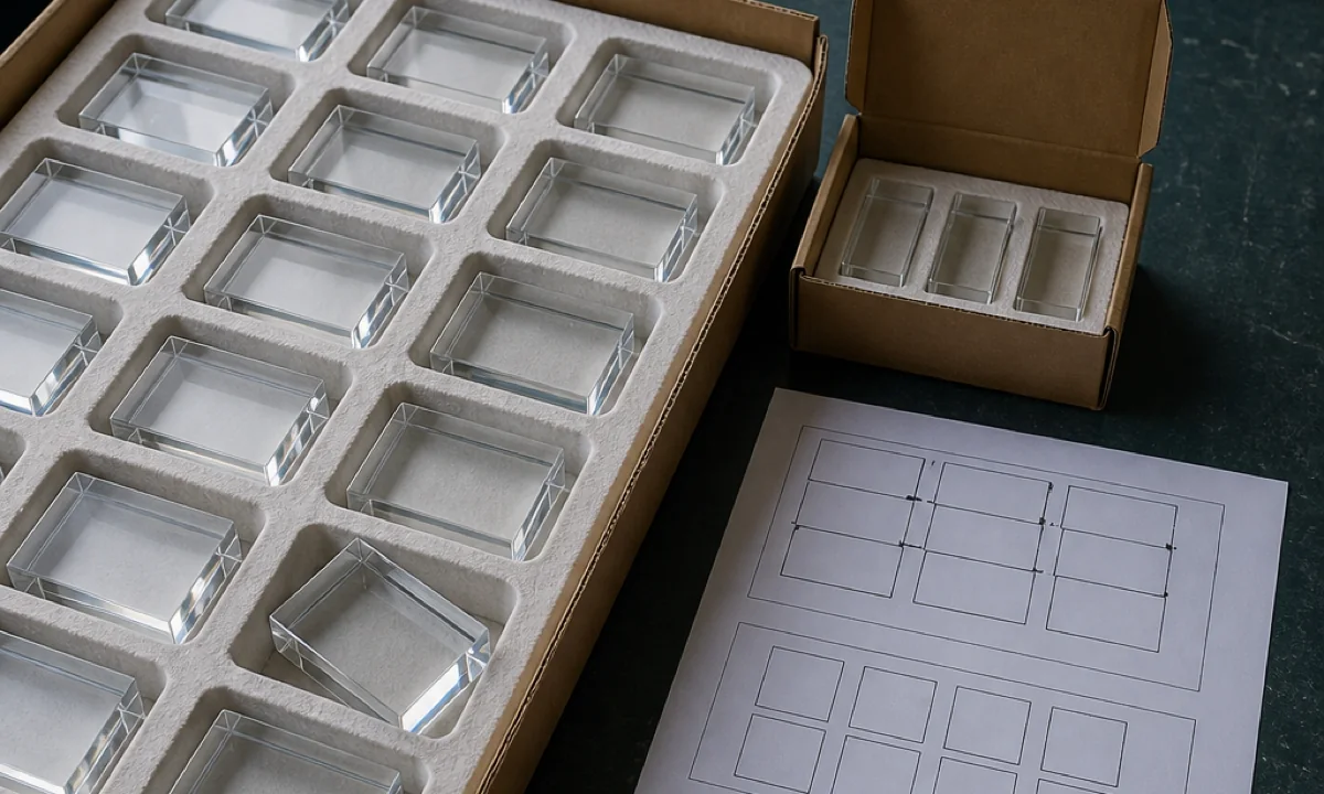 Acrylic Blocks Split Shipment: Partial Air Release Plan
