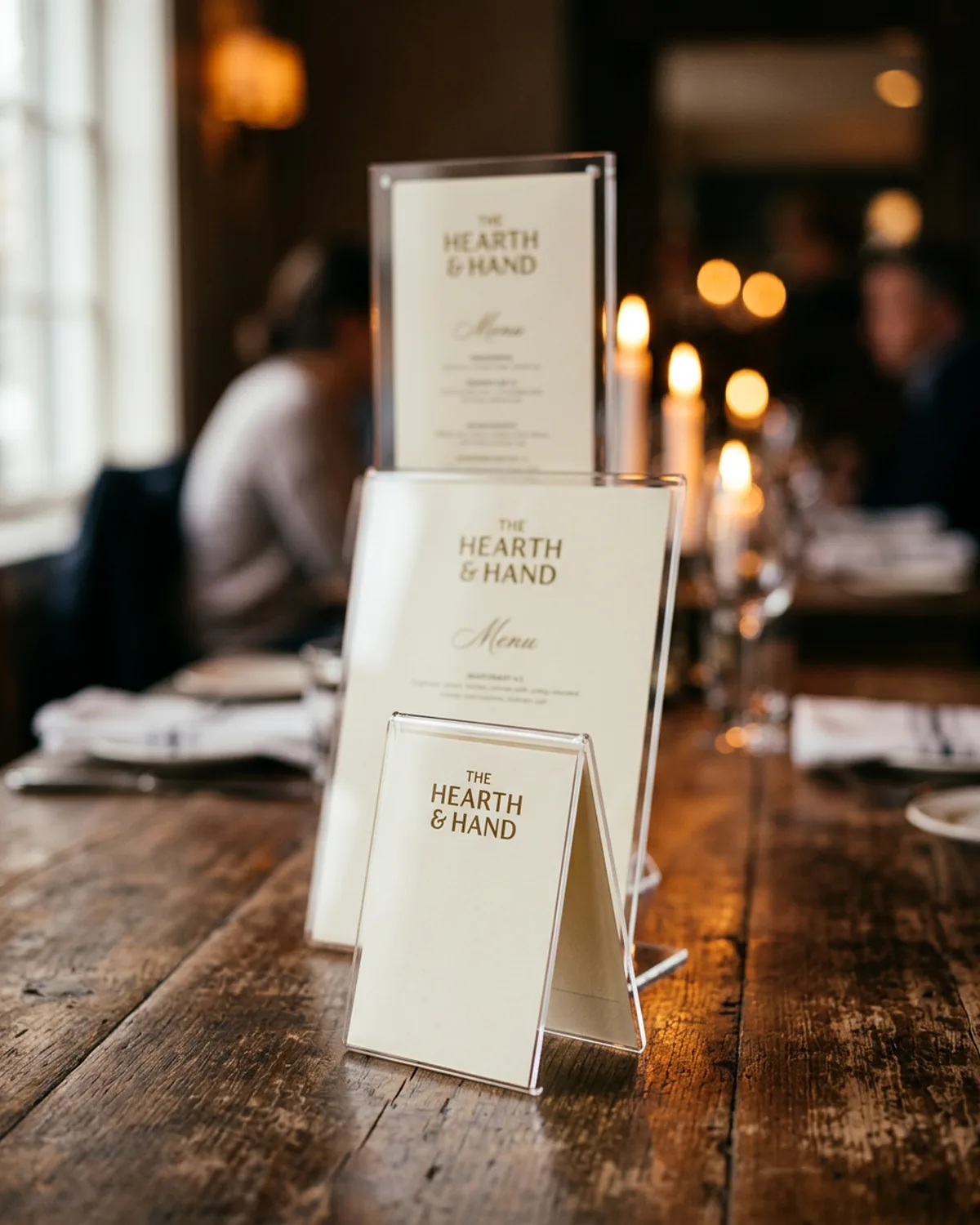 Acrylic Menu Holder Rollout: 85-Location Restaurant Chain