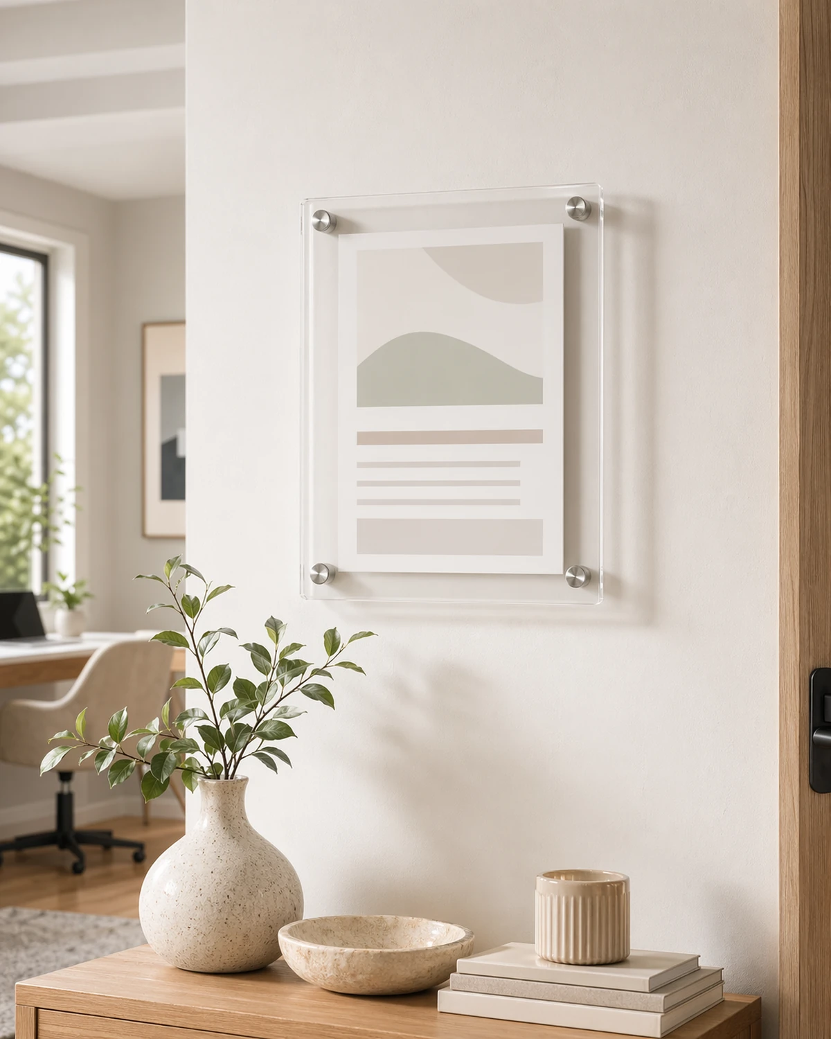 Wall Mount Acrylic Sign Holder: 3,500-Unit FBA Bulk Run