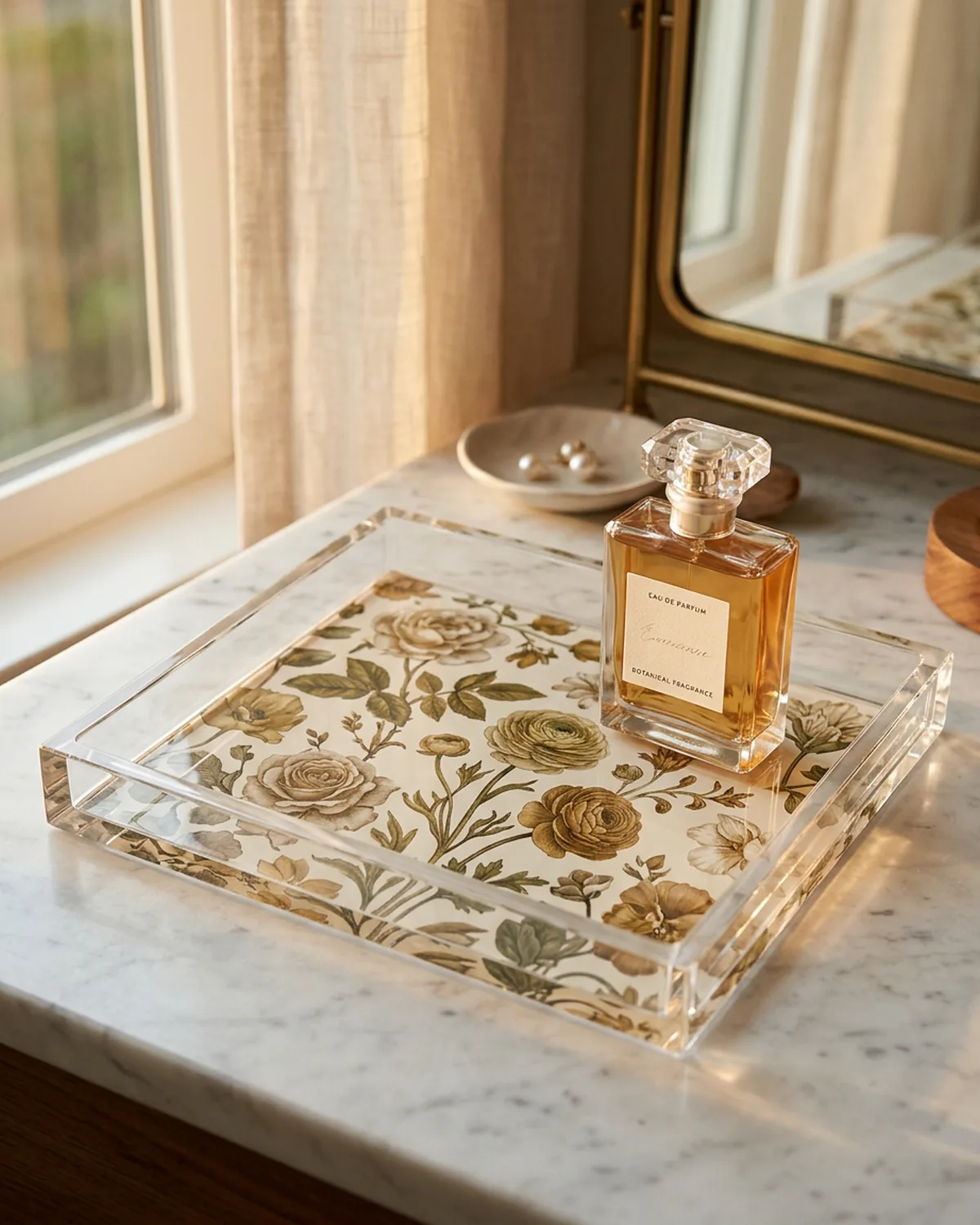 Bespoke Printed Acrylic Tray: 520-Unit Luxury Rollout