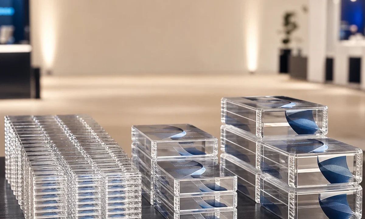 Branded Acrylic Giveaway: 1,500-Unit B2B Trade-Show Activation (3 tiers, 14 days)