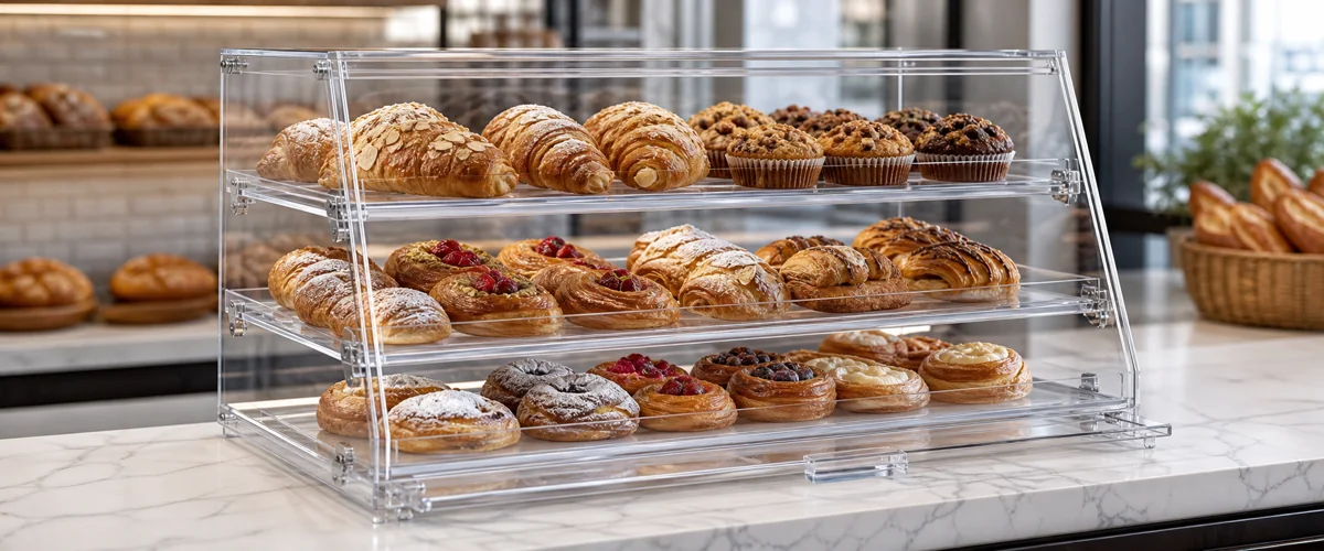 UV-Protected Pastry Display: 28-Unit Patisserie Chain Refit