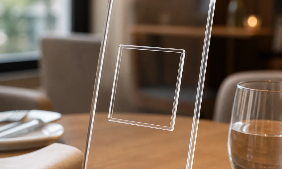 1,200 QR Code Table Stands for a Restaurant Payments Platform