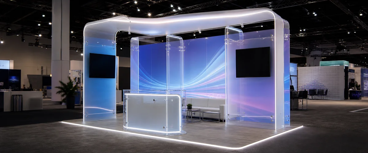 CES Trade Show Acrylic Stand: 14-Day Rush for Series B Startup