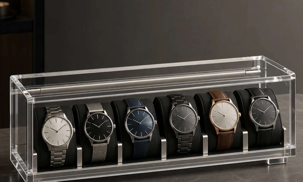 Watch Collector Display Case Series (4 SKUs, 60-case batch, 20-day production)