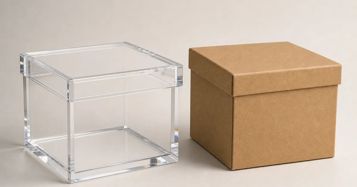 Acrylic vs Cardboard Gift Box: Which to Buy?