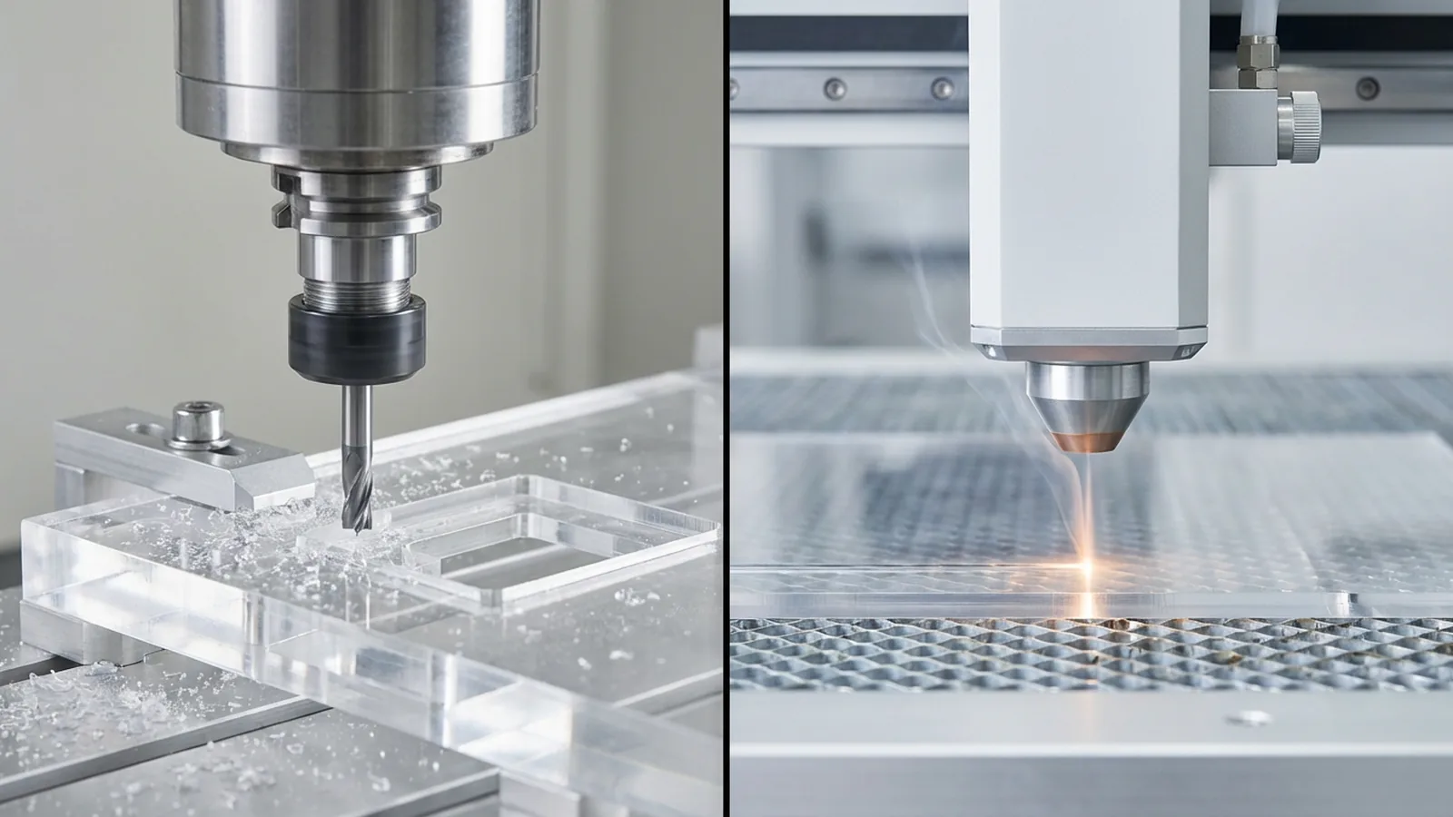 CNC vs Laser Cutting Acrylic: What Actually Decides