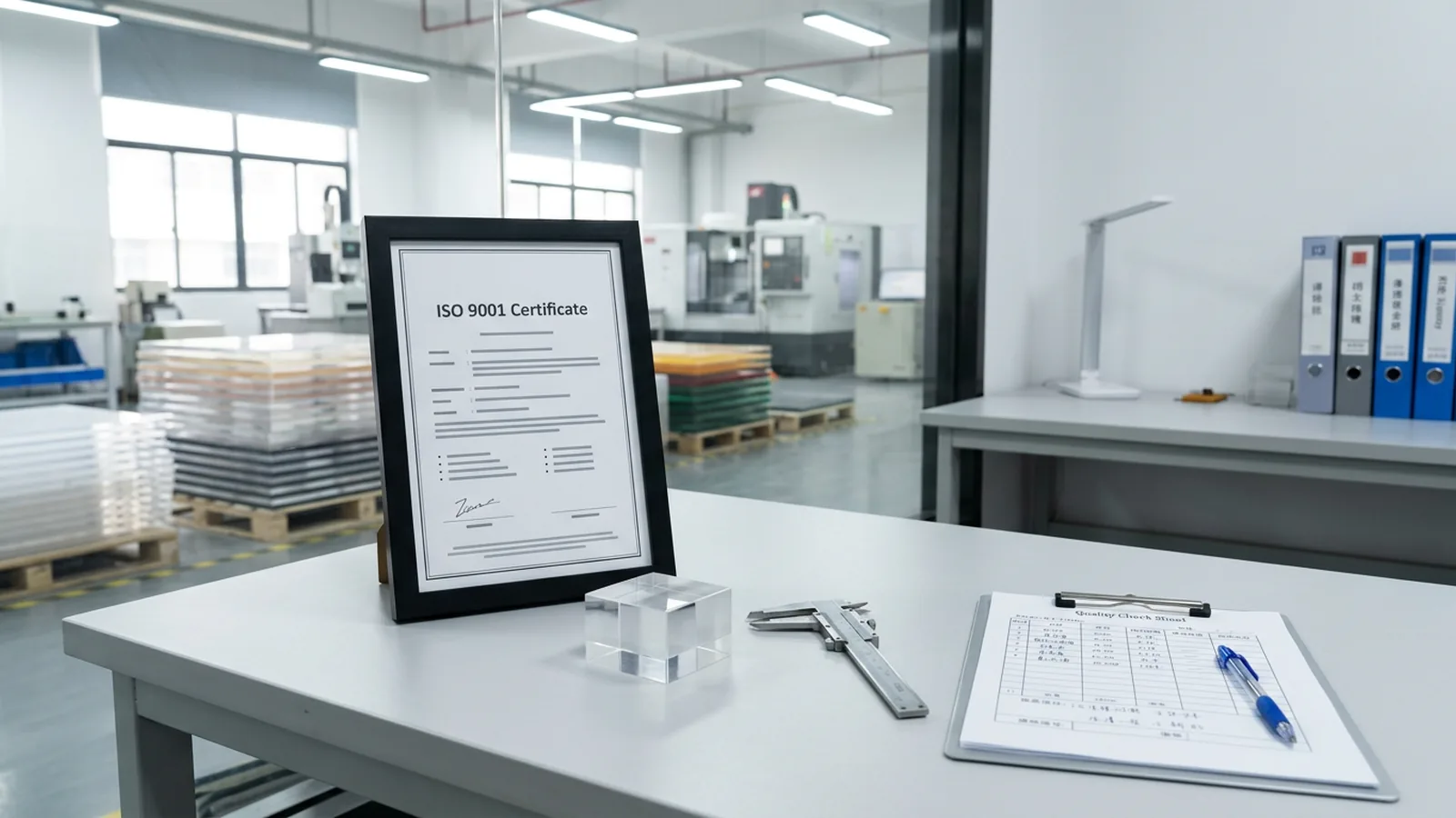ISO 9001 Acrylic Manufacturer: What It Actually Means