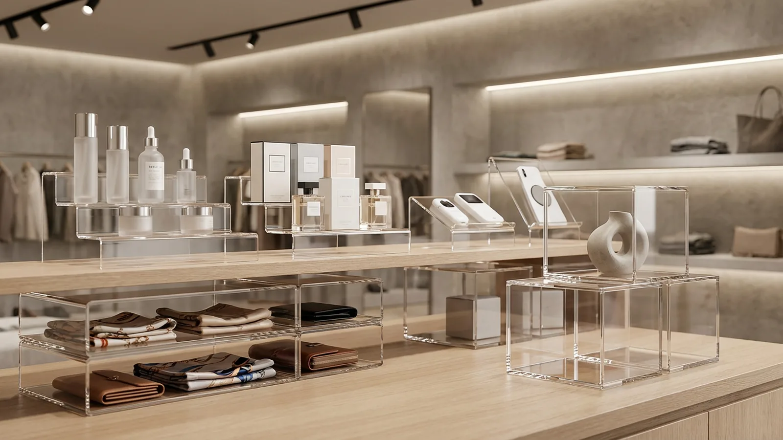 Retail Acrylic Display Ideas — 20 Concepts + Real Costs