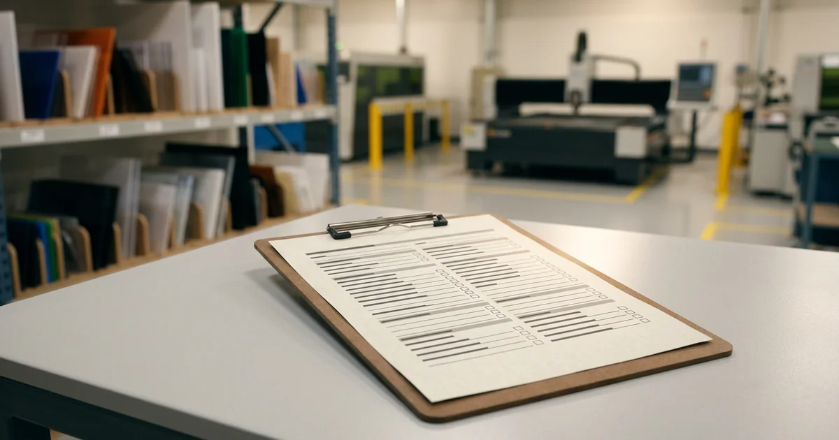Acrylic Supplier Audit Checklist — Key Questions to Ask