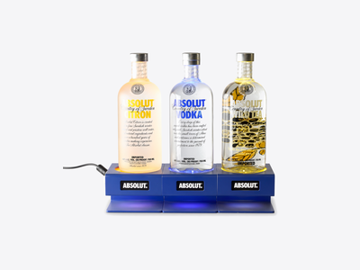 LED acrylic display stand