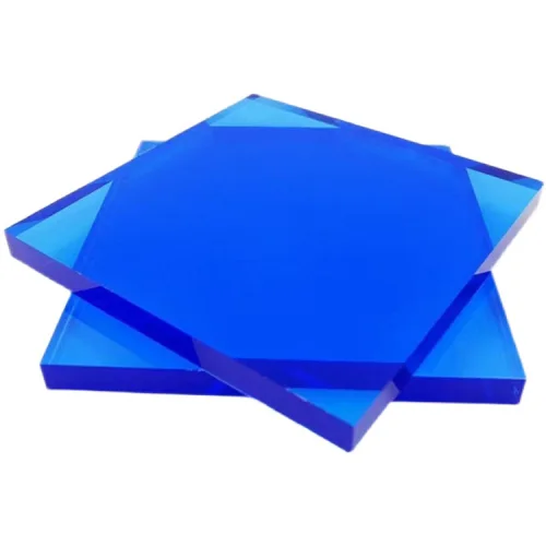 Zhengde Blue clear Acrylic Sheet solid material reference
