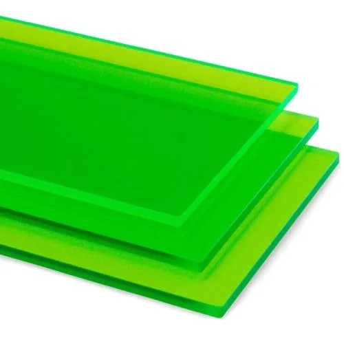Zhengde fluorescent acrylic sheet green fluorescent material reference