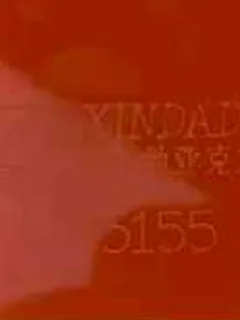 Photographed Xindadi cast acrylic chip, code 5155, opaque rust red