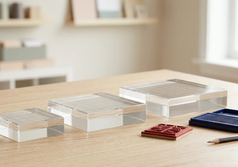 Crafting & Stamping acrylic blocks