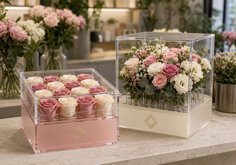 Florists & Garden acrylic boxes