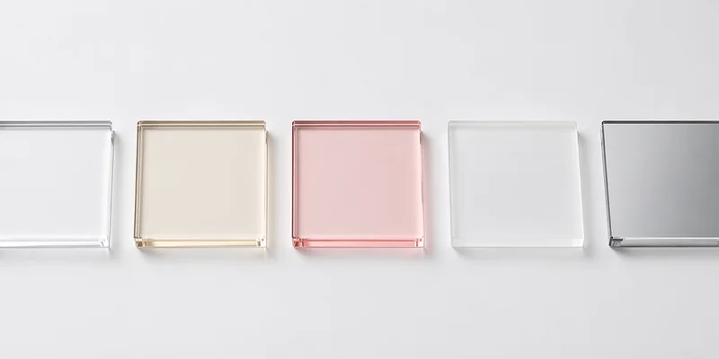 Acrylic material options for boxes