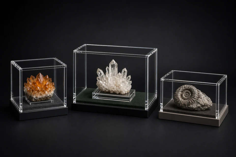 Museum Mineral Specimen Cases