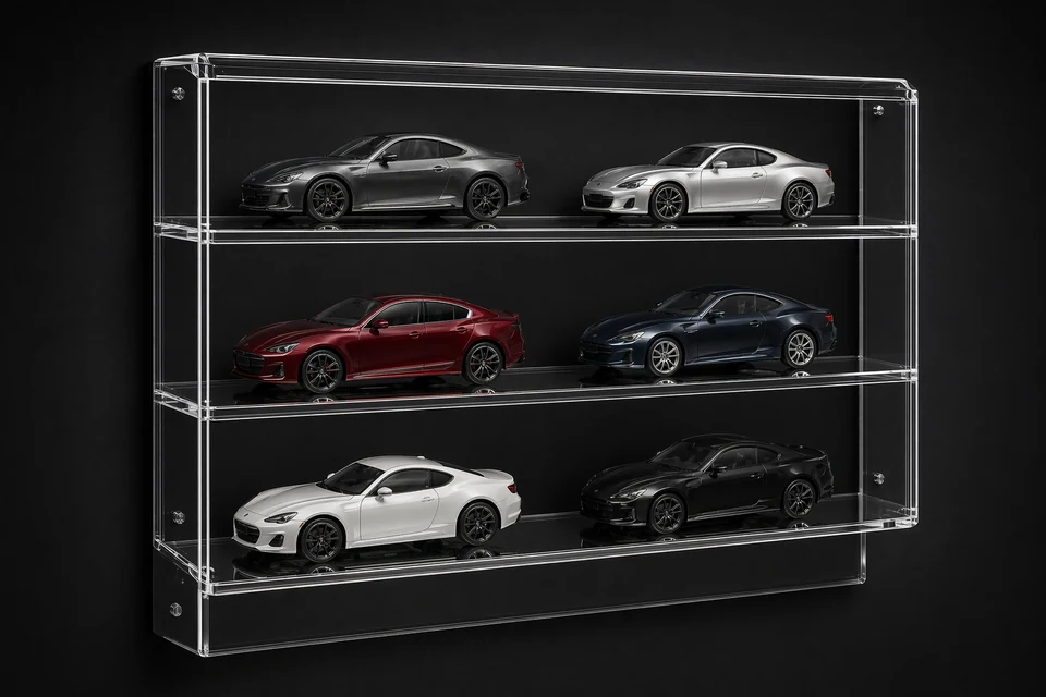 Die-Cast Model Car Display Shelves