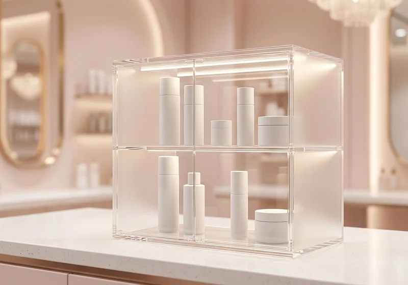 Cosmetics & Beauty acrylic display cases
