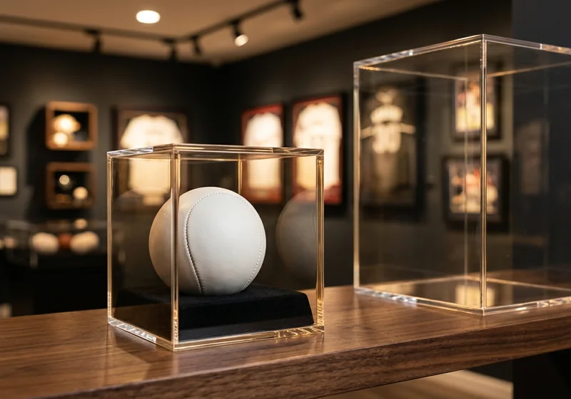 Sports & Memorabilia acrylic display cases
