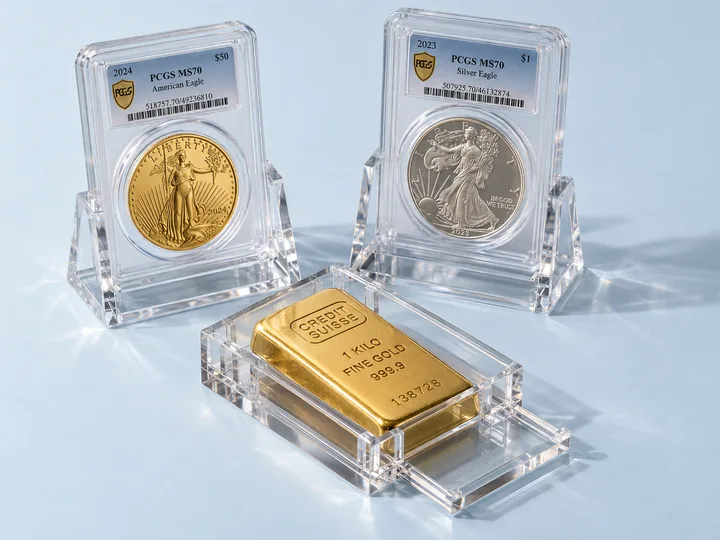 Coin & Bullion Display Cases