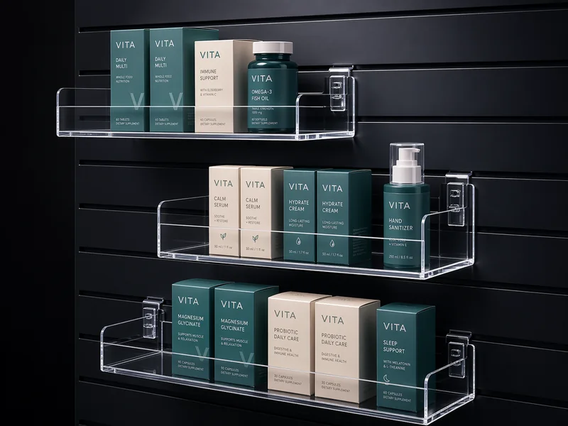 Slatwall Retail Shelves