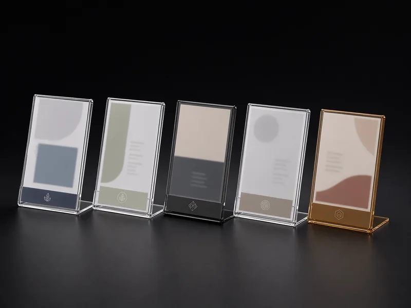 Retail Counter Slant-Back Holders