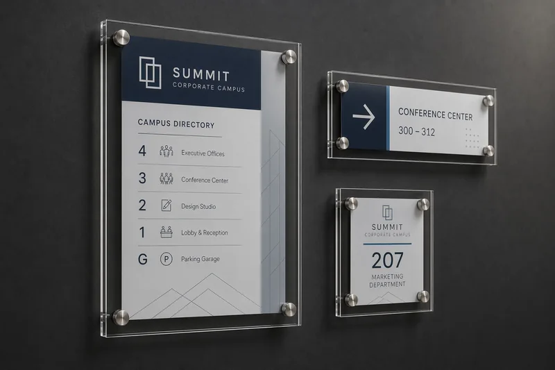 Corporate Campus Wayfinding