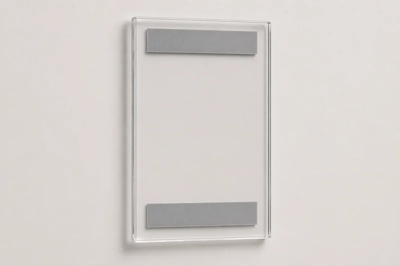 Adhesive-Mount Wall Sign Holders