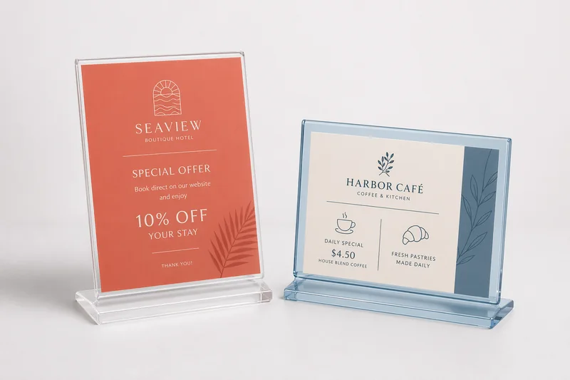 Countertop Sign Holders