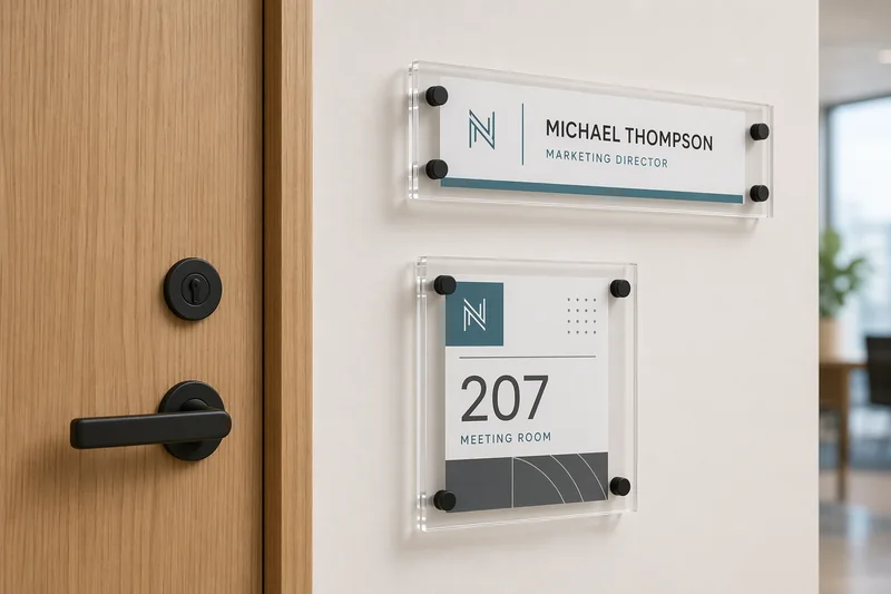 Door Sign Holders & Room Identifiers