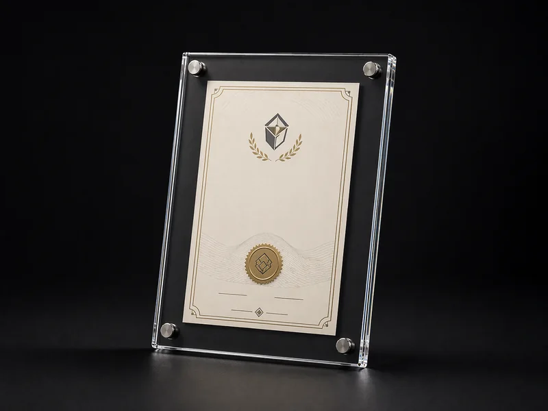 Corporate Certificate Frames