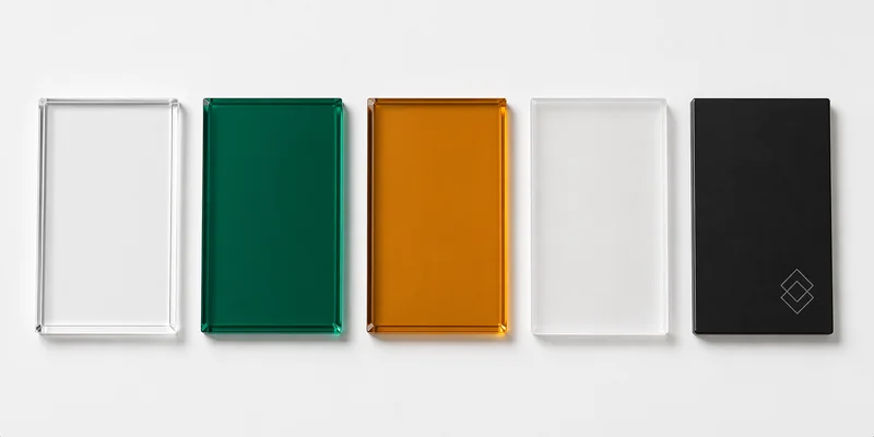 Acrylic material options for frames