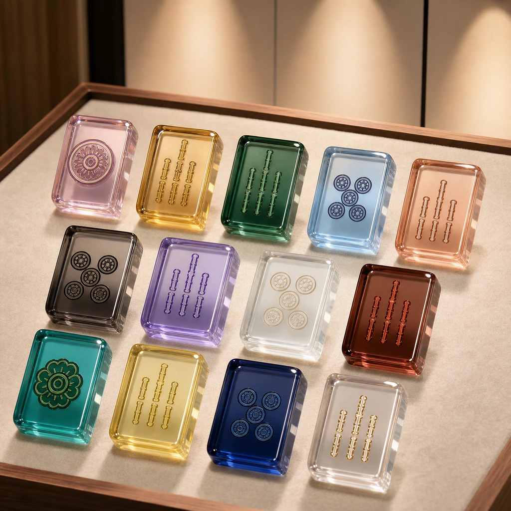 Game-Brand CES Launch — 12-Colorway OEM — custom acrylic mahjong project