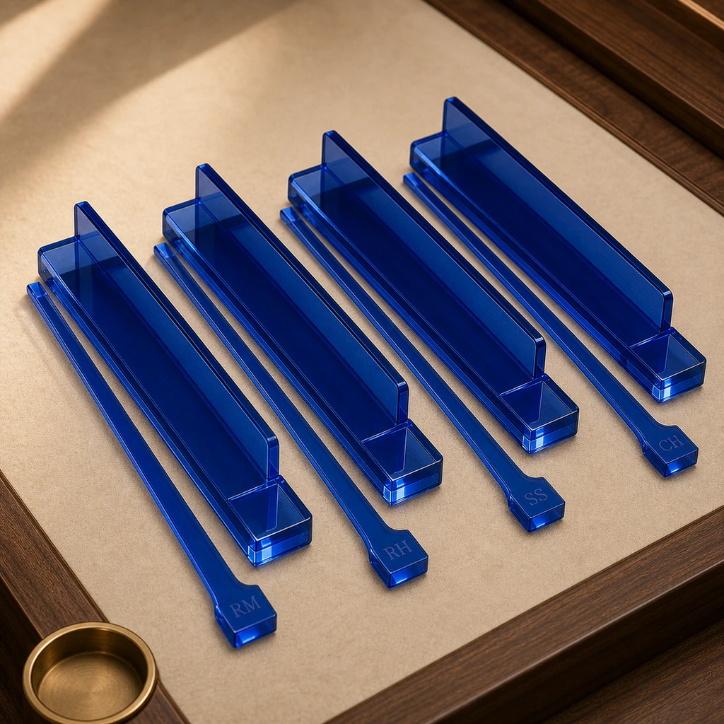 Country-Club Member Color-Matching Build — custom acrylic mahjong rack-and-pusher project
