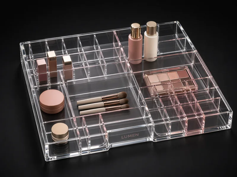 Cosmetics Counter Drawer Inserts